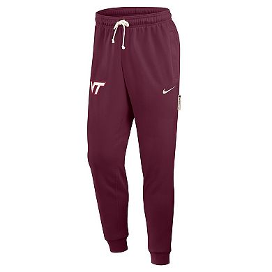 Men's Nike Maroon Virginia Tech Hokies 2025 Sideline Standard Issue Dri-FIT Taper Sweatpants