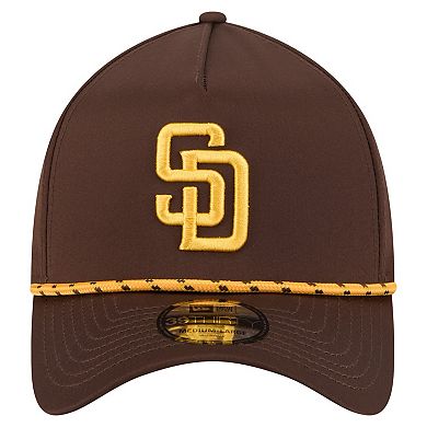 Men's New Era Brown San Diego Padres 39THIRTY A-Frame Perforated Flex Hat