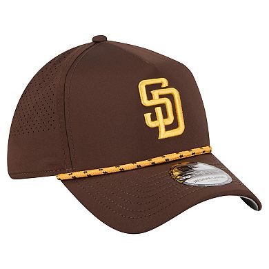 Men's New Era Brown San Diego Padres 39THIRTY A-Frame Perforated Flex Hat