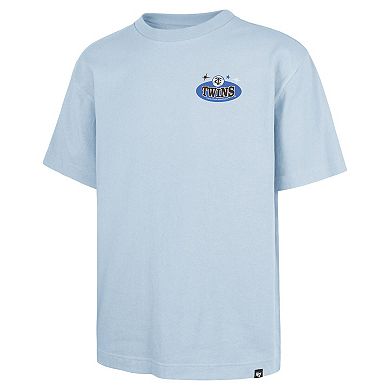 Men's '47 Light Blue Minnesota Twins Ice Cream Parlor Foundation T-Shirt