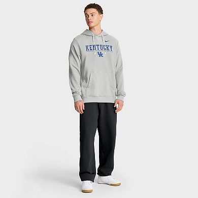 Men's Nike Gray Kentucky Wildcats 2025 Sideline Standard Issue Dri-FIT Hoodie