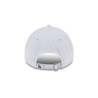 Women's New Era White Los Angeles Dodgers Team Fan 9TWENTY Adjustable Hat
