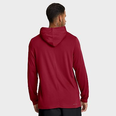 Men's Nike Cardinal Stanford Cardinal 2025 Sideline Dri-FIT Long Sleeve Hoodie T-Shirt