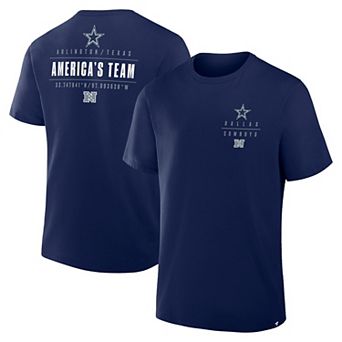 Men's Fanatics Navy Dallas Cowboys Passing Pocket Legacy T-Shirt