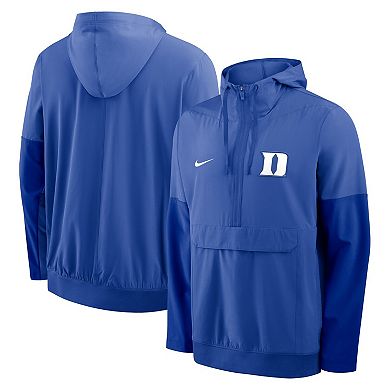Men's Nike Royal Duke Blue Devils Anorak Half-Zip Hoodie Jacket