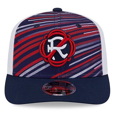 Men's New Era Navy/White New England Revolution 2025 Third 9SEVENTY Stretch-Snap Hat