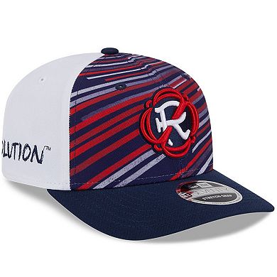Men's New Era Navy/White New England Revolution 2025 Third 9SEVENTY Stretch-Snap Hat