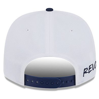 Men's New Era Navy/White New England Revolution 2025 Third 9SEVENTY Stretch-Snap Hat