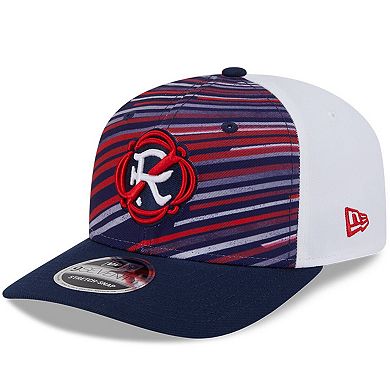 Men's New Era Navy/White New England Revolution 2025 Third 9SEVENTY Stretch-Snap Hat
