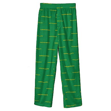 Youth Outerstuff Green Oregon Ducks All-Over Team Logo Pants