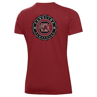 Women's Under Armour Garnet South Carolina Gamecocks Essentials 2-Hit Performance T-Shirt