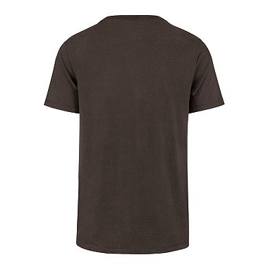 Men's '47 Brown Cleveland Browns Stripe Splash Franklin Throwback T-Shirt