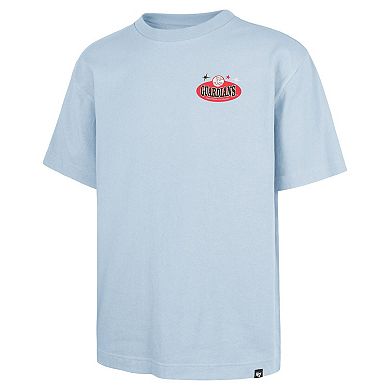 Men's '47 Light Blue Cleveland Guardians Ice Cream Parlor Foundation T-Shirt
