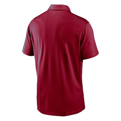 Men's Nike Crimson Washington State Cougars Victory Solid Performance Polo