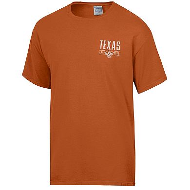 Men's ComfortWash Burnt Orange Texas Longhorns Big Name T-Shirt