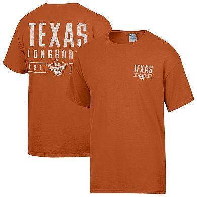 Men's ComfortWash Burnt Orange Texas Longhorns Big Name T-Shirt