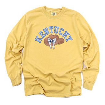 Simply Sage Market Kentucky Hat With Bow Garment Dyed Long Sleeve