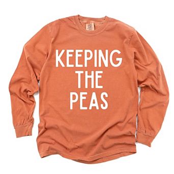 Simply Sage Market Keeping The Peas Garment Dyed Long Sleeve