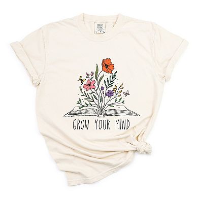 Simply Sage Market Grow Your Mind Floral Garment Dyed Tee