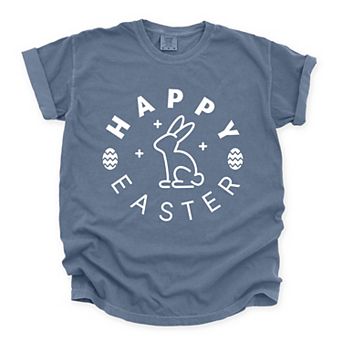Simply Sage Market Happy Easter Eggs Garment Dyed Tee