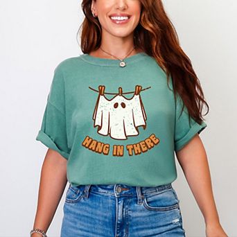 Simply Sage Market Hang In There Ghost Garment Dyed Tee