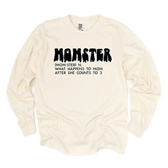 Simply Sage Market Halloween Momster Definition Garment Dyed Long Sleeve