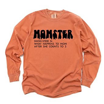 Simply Sage Market Halloween Momster Definition Garment Dyed Long Sleeve