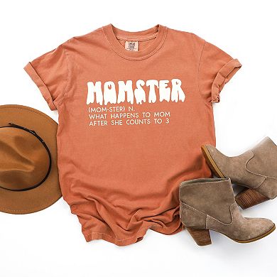 Simply Sage Market Halloween Momster Definition Garment Dyed Tee