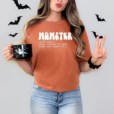 Simply Sage Market Halloween Momster Definition Garment Dyed Tee