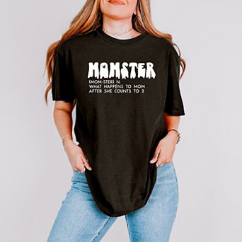 Simply Sage Market Halloween Momster Definition Garment Dyed Tee