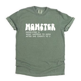 Simply Sage Market Halloween Momster Definition Garment Dyed Tee