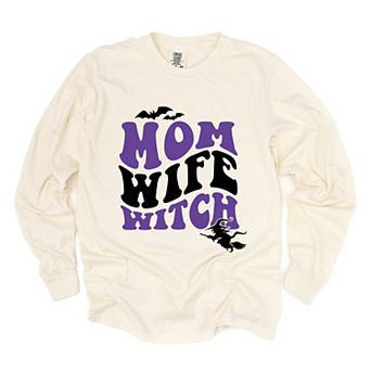 Simply Sage Market Mom Witch Wife Colorful Garment Dyed Long Sleeve