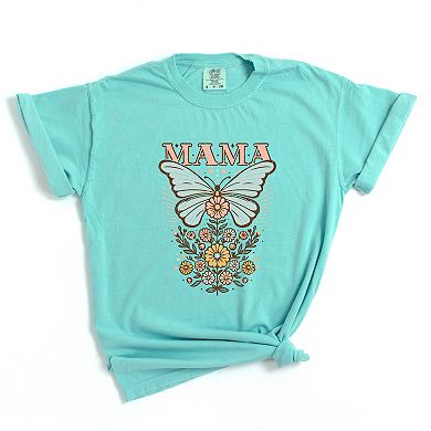 Simply Sage Market Mama Butterfly Floral Garment Dyed Tee