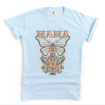 Simply Sage Market Mama Butterfly Floral Garment Dyed Tee