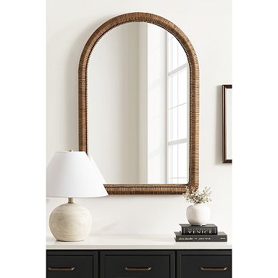Rahfy Beaded Arch Framed Wall Mirror