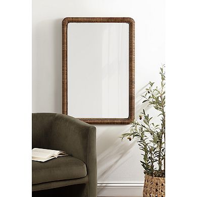 Rahfy Beaded Rectangle Framed Mirror