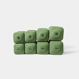WeGym SafeGrip Dumbbells Upper Set - 10, 12, 15, 20 lbs