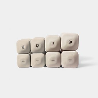 WeGym SafeGrip Dumbbells Upper Set - 10, 12, 15, 20 lbs