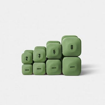 WeGym SafeGrip Dumbbells Lower Set - 2, 3, 5, 8 lbs