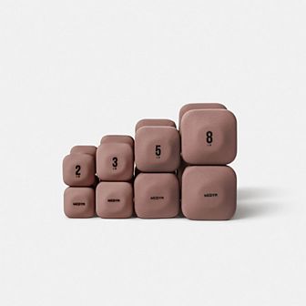 WeGym SafeGrip Dumbbells Lower Set - 2, 3, 5, 8 lbs