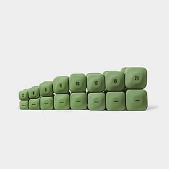 WeGym SafeGrip Dumbbells Full Set - 2 - 20 lbs