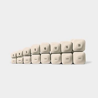 WeGym SafeGrip Dumbbells Full Set - 2 - 20 lbs