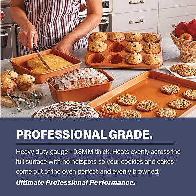 Gotham Steel 5-Piece Ti-Ceramic Nonstick Bakeware Set