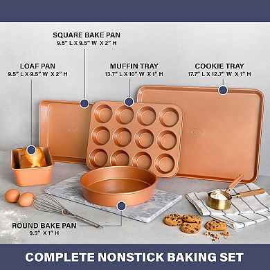 Gotham Steel 5-Piece Ti-Ceramic Nonstick Bakeware Set