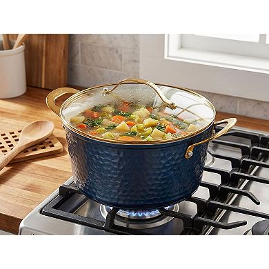 Gotham Steel Hammered 10-pc. Ceramic Nonstick Cookware Set