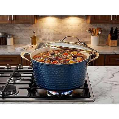 Gotham Steel Hammered 10-pc. Ceramic Nonstick Cookware Set