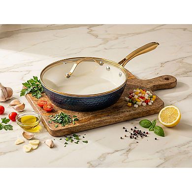 Gotham Steel Hammered 10-pc. Ceramic Nonstick Cookware Set