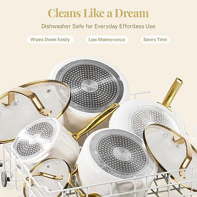 Gotham Steel Modern Collection 15-pc. Ceramic Nonstick Cookware Set