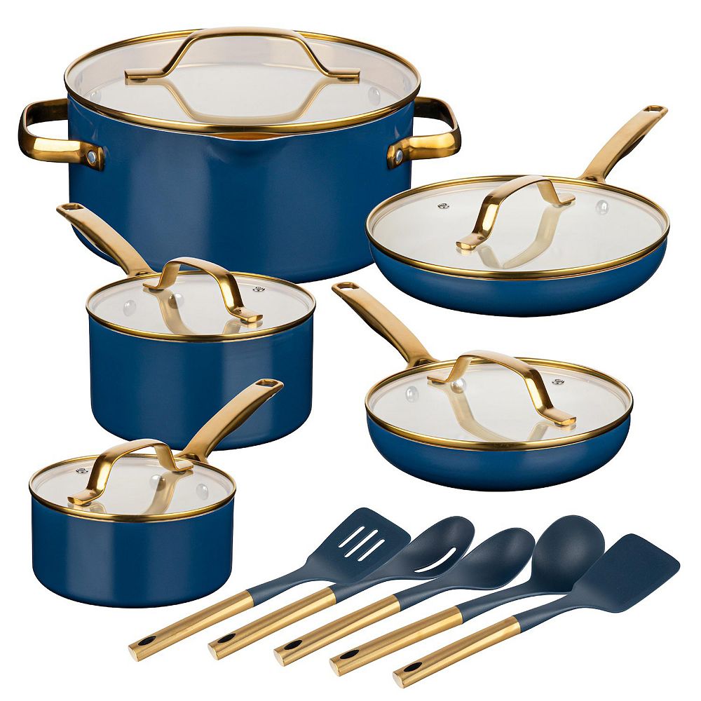 Gotham Steel Modern Collection 15-pc. Ceramic Nonstick Cookware Set