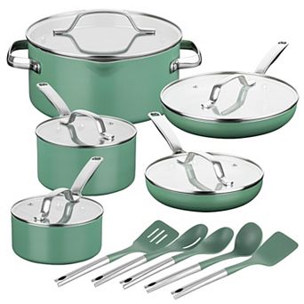 Gotham Steel Modern Collection 15 pc Ceramic Nonstick Cookware Set